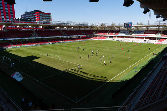 Generell interiör vy från Myresjöhus arena före