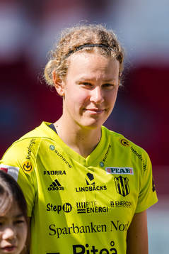 Piteås målvakt målvakt Cajsa Andersson före
