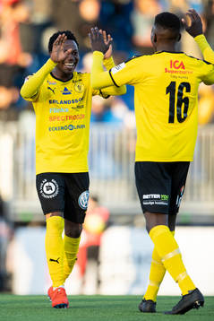 Frejs Abdul Halik Hudu (v) och Samouil Izountouemoi (h)