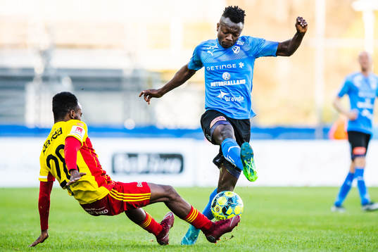 Syrianskas Beneyam Belye Demte och Halmstads Thomas Boakye