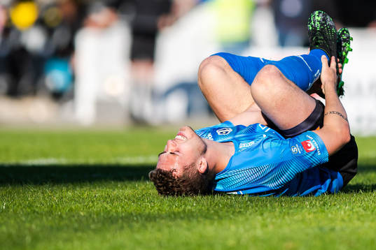 Halmstads Gabriel Gudmundsson har ont