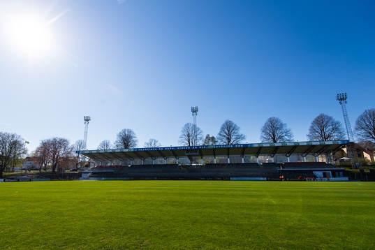 Örjans Vall med tomma läktare