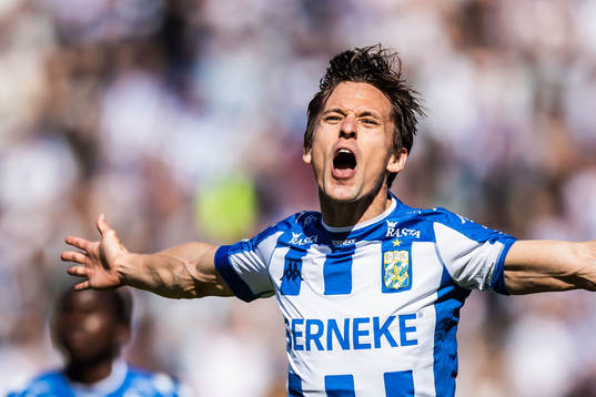 IFK Göteborgs Lasse Vibe jublar
