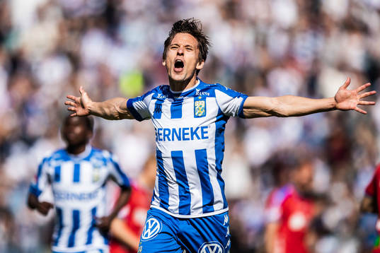 IFK Göteborgs Lasse Vibe jublar