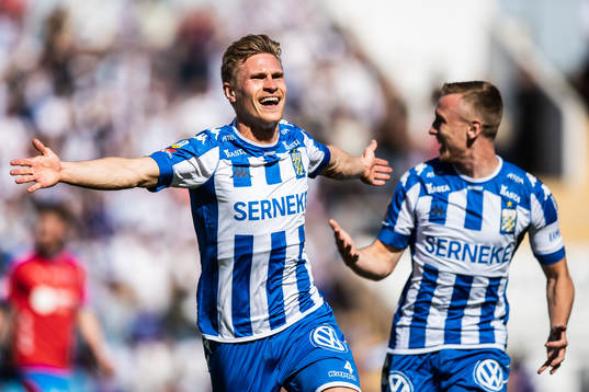IFK Göteborgs Carl Starfelt jublar