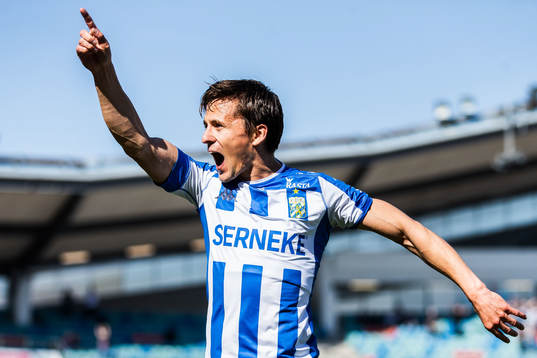 IFK Göteborgs Lasse Vibe jublar
