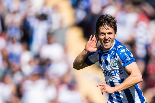 IFK Göteborgs Lasse Vibe jublar