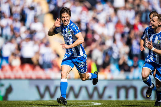IFK Göteborgs Lasse Vibe jublar