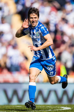IFK Göteborgs Lasse Vibe jublar
