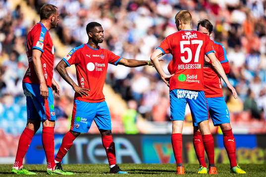 Helsingborgs Andreas Granqvist, Mohammed Abubakari och