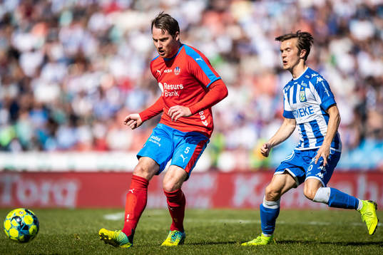 Helsingborgs Johan Persson och IFK Göteborgs Patrik