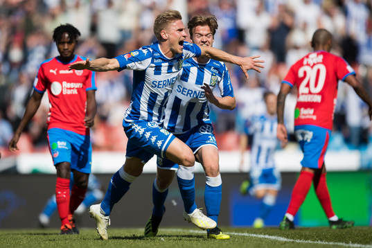 IFK Göteborgs Carl Starfelt jublar