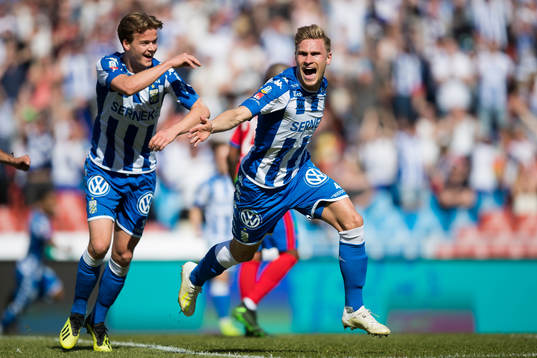 IFK Göteborgs Carl Starfelt jublar