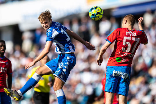 IFK Göteborgs Benjamin Nygren och Helsingborgs Markus
