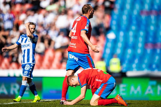 Helsingborgs Markus Holgersson deppar