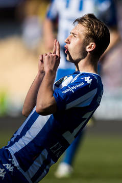 IFK Göteborgs Benjamin Nygren jublar