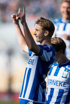 IFK Göteborgs Benjamin Nygren jublar