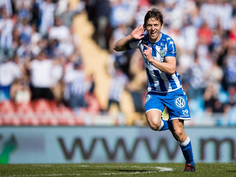IFK Göteborgs Lasse Vibe jublar