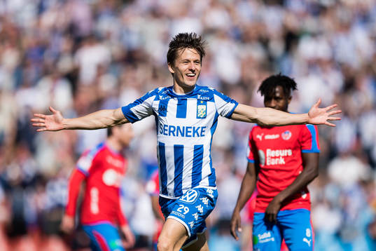 IFK Göteborgs Lasse Vibe jublar