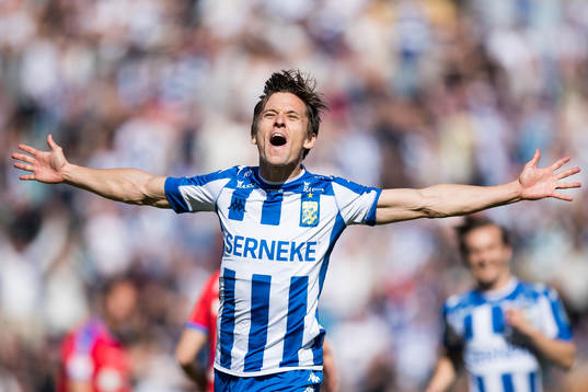 IFK Göteborgs Lasse Vibe jublar