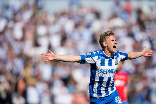 IFK Göteborgs Carl Starfelt jublar