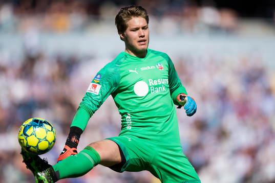 Helsingborgs målvakt Kalle Joelsson