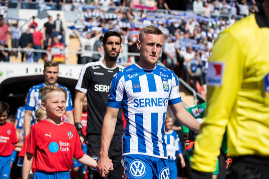 IFK Göteborgs Sebastian Ohlsson innan fotbollsmatchen i