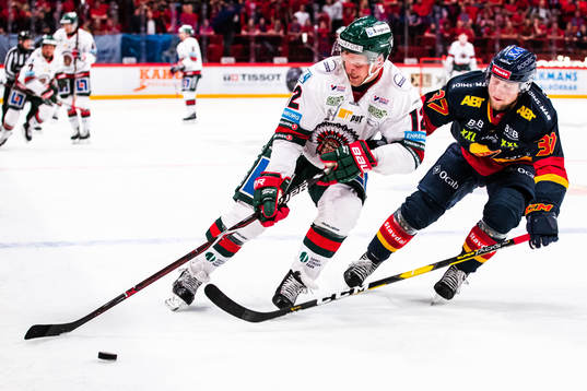Frölundas Max Friberg och Djurgårdens Jesper Pettersson
