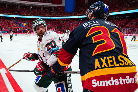 Frölundas Joel Lundqvist och Djurgårdens Dick Axelsson