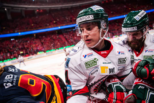 Frölundas Jonathan Sigalet och Jacob Peterson