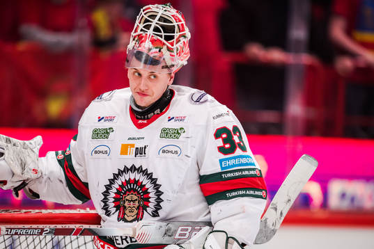 Frölundas målvakt Johan Mattsson