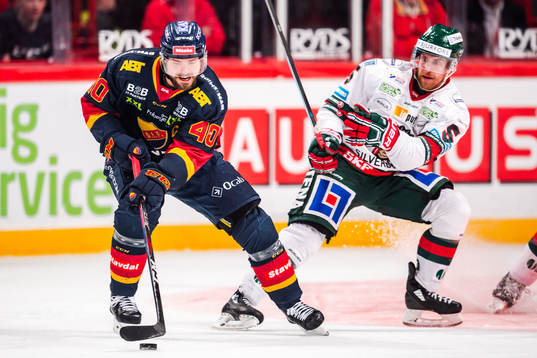Djurgårdens Jacob Josefson och Frölundas Kristoffer