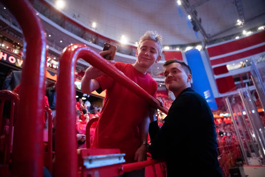 Marcus Högström på plats