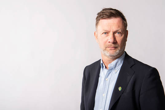 Peter Gerhardsson, förbundskapten för sveriges