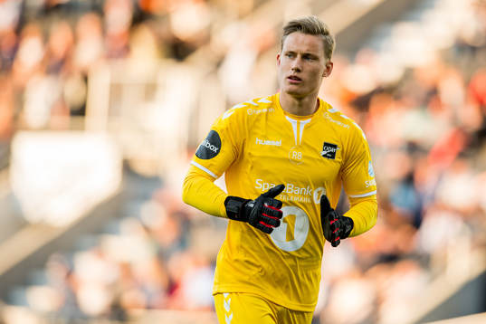 Goalkeeper Sondre Rossbach of Odd