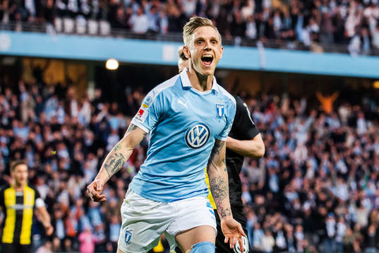 Malmö FFs Sören Rieks jublar