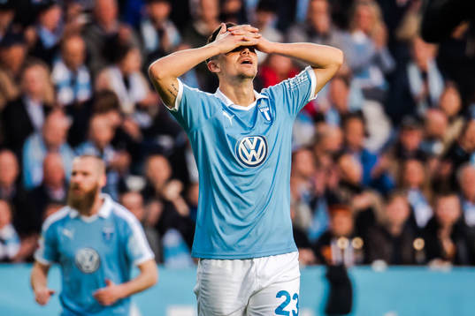 Malmö FFs Marcus Antonsson deppar