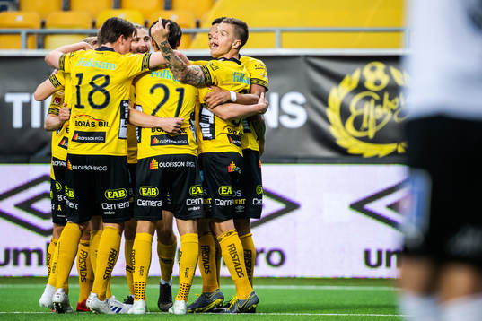 Elfsborgs spelare jublar