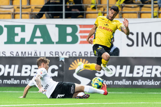 Elfsborgs Rami Kaib och Örebros Martin Lorentzson