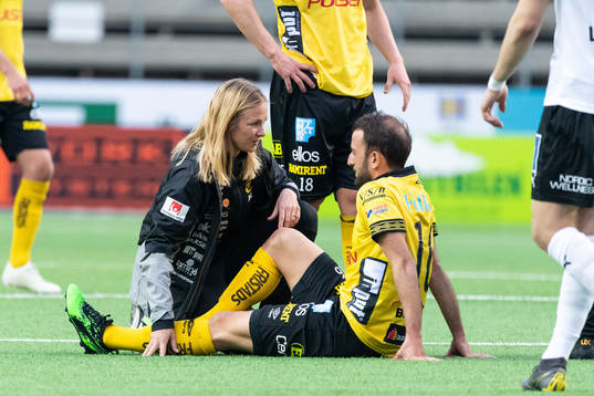 Elfsborgs Robert Gojani för behandling av läkare Matilda