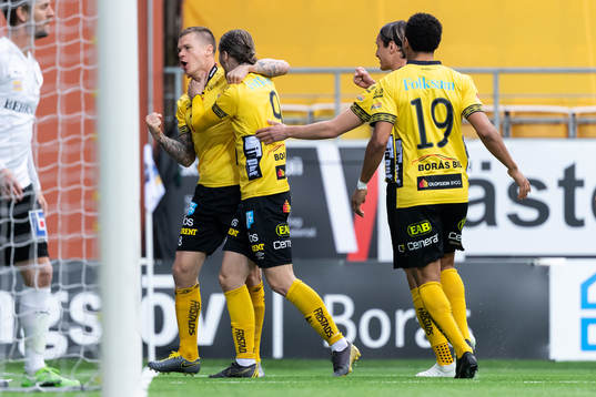 Elfsborgs Samuel Holmén jublar