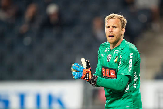 Häckens målvakt Peter Abrahamsson