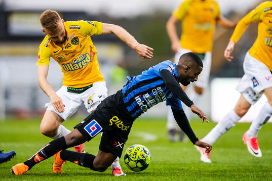 Falkenbergs Tobias Englund och Sirius Mohammed Saeid