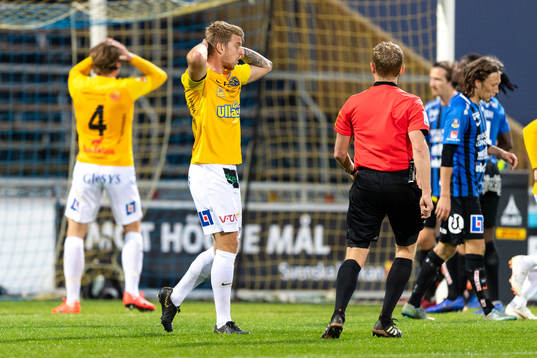 Falkenbergs Marcus Klingenberg Mathisen deppar