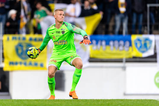 Falkenbergs målvakt Johan Brattberg