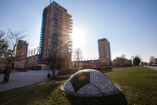 Exteriör av Tunavallen