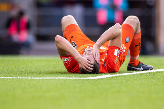 AFC Eskilstunas Jesper Björkman har ont
