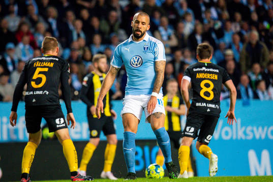Malmö FFs Guillermo Molins deppar
