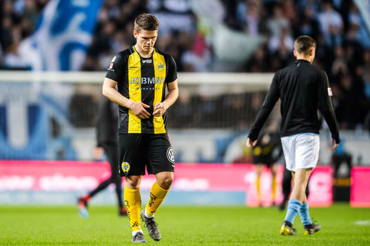 Hammarbys Vidar Örn Kjartansson deppar