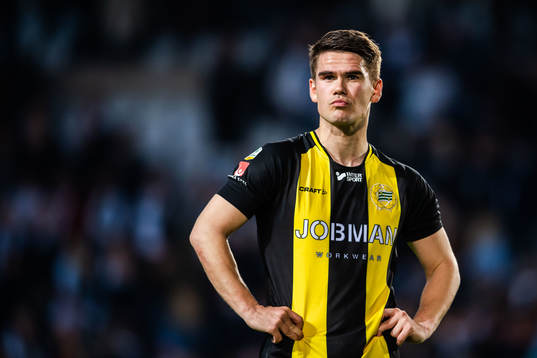 Hammarbys Vidar Örn Kjartansson deppar